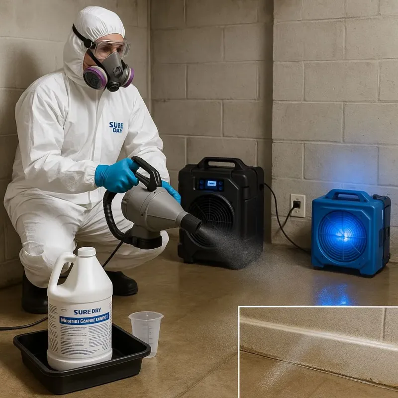 Sanitization and Odor Removal process in Shields, MI