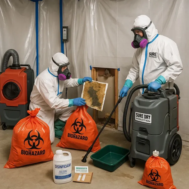 Contaminated Water Handling Protocols process in Shields, MI